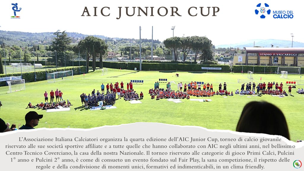 Presentazione-AIC-Junior-Cup-2025_002-1024x576 Settore Giovanile: Si va a Coverciano per l'AIC JUNIOR CUP 2025